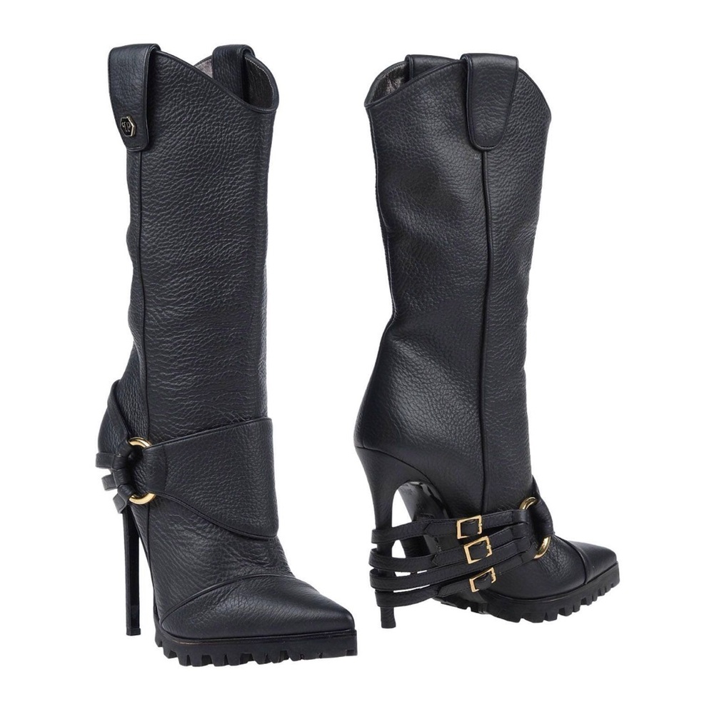 Philipp Plein black boots